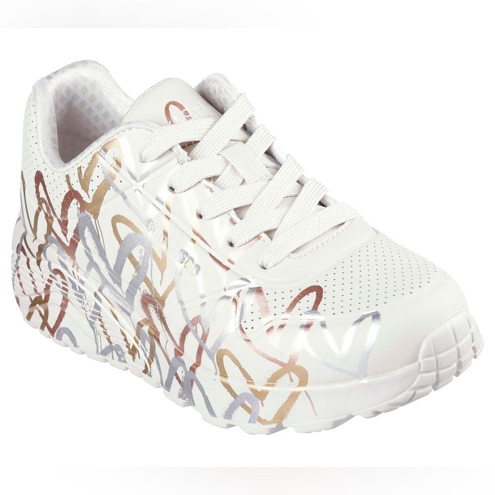 Skechers X Jgoldcrown Sneakers 155523/WTGD Uno - Metallic Love size 6 women